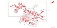 REAR BRAKE CALIPER для Honda NX4 FALCON 400 Fi 2014