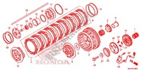 CLUTCH для Honda CROSSTOURER 1200 ABS RED 2016