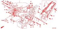 FRAME для Honda CROSSTOURER 1200 ABS RED 2016