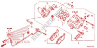 REAR BRAKE CALIPER для Honda CROSSTOURER 1200 ABS RED 2016