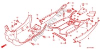 FLOOR PANEL   SIDE SKIRT (CHF501/2/3/4/5/7/S7) для Honda 50 CREA SCOOPY 2001
