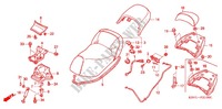 SEAT   PASSENGER GRIP для Honda FORZA 250 Z ABS 2005