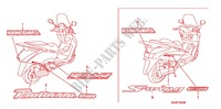 STICKERS для Honda S WING 150 FES ABS 2007