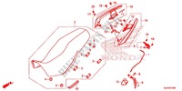 SEAT   PASSENGER GRIP для Honda CB 500 X ABS 2016