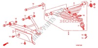 FRONT SUSPENSION ARM для Honda FOURTRAX 500 FOREMAN 4X4 Electric Shift, Power Steering 2009