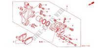 REAR BRAKE CALIPER (CB400SF4/CB400/S) для Honda CB 400 SUPER BOL D\'OR J 2005