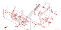 LEFT REAR ENGINE COVER для Honda CB 400 SUPER FOUR VTEC REVO Color Order Plan Wheel Color 2011