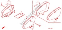 SIDE COVERS для Honda SUPER CUB 90 DELUXE ROUND LIGHT 2001