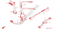 KICK STARTER ARM   BRAKE PEDAL   GEAR LEVER для Honda SUPER CUB 90 DELUXE ROUND LIGHT 2000