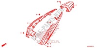 SEAT   REAR COWL для Honda CB 400 X 2023
