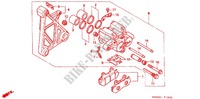 REAR BRAKE CALIPER для Honda GL 1500 GOLD WING ASPENCADE 2000