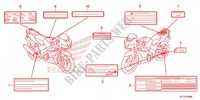 CAUTION LABEL (CBR125RW'07,'08,'09,'10) для Honda CBR 125 2007