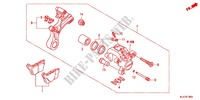 REAR BRAKE CALIPER для Honda CBR 600 RR HRC TRICOLOR 2013