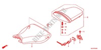 SINGLE SEAT (2) для Honda CBR 600 RR HRC TRICOLOR 2013