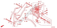 REAR BRAKE MASTER CYLINDER  для Honda S WING 125 ABS 3E 2012