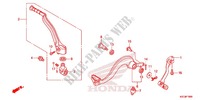 KICK STARTER ARM   BRAKE PEDAL   GEAR LEVER для Honda CRF 250 X 2016
