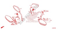 MIRROR   KNUCKLE GUARD для Honda CRF 250 L 2017