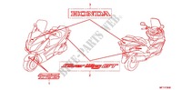 EMBLEM/MARK  для Honda SILVER WING 400 GT ABS 2010
