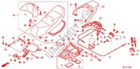 SINGLE SEAT (2) для Honda SILVER WING 400 GT ABS 2014