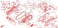 SWINGARM   CHAIN CASE для Honda SILVER WING 400 GT ABS 2012