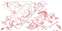 SINGLE SEAT (2) для Honda SILVER WING 600 ABS 2003