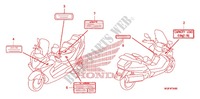 CAUTION LABEL (1) для Honda SILVER WING 600 ABS 2013