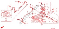 REAR BRAKE MASTER CYLINDER для Honda SILVER WING 600 ABS 2013