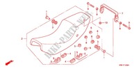 SINGLE SEAT (2) для Honda FTR 223 2011
