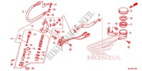 REAR BRAKE MASTER CYLINDER для Honda GL 1800 GOLD WING ABS NAVI 2012