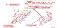 STICKERS для Honda FORZA 250 Z ABS 2009