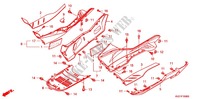FLOOR PANEL   SIDE SKIRT для Honda FORZA 250 Z ABS 2010