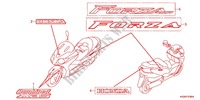 STICKERS для Honda FORZA 250 Z ABS AUDIO 2013