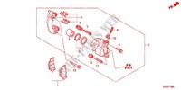 REAR BRAKE CALIPER для Honda FORZA 250 Z SPECIAL EDITION 2012