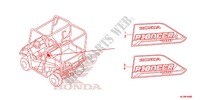 STICKERS для Honda PIONEER 700 AC 2014