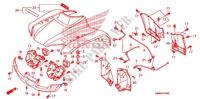 FRONT FENDER для Honda TRX 250 FOURTRAX RECON Standard 2006