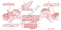 STICKERS для Honda FOURTRAX 350 RANCHER 4X2 2005