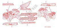 STICKERS для Honda FOURTRAX 400 RANCHER AT 2005