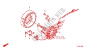 LEFT CRANKCASE COVER   ALTERNATOR (2) для Honda SPORTRAX TRX 400 X 2010