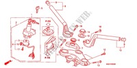 HANDLEBAR   TRIPLE CLAMP   STEERING STEM (CBX125F) для Honda CBX 125 1987