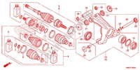 REAR KNUCKLE   REAR DRIVESHAFT для Honda FOURTRAX 680 RINCON 2012