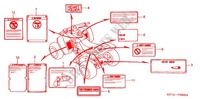 CAUTION LABEL (1) для Honda SPORTRAX TRX 90 2005