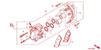 FRONT BRAKE CALIPER для Honda VT 400 SHADOW CLASSIC ABS 2009