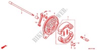 REAR BRAKE PANEL   SHOES для Honda VT 400 SHADOW CLASSIC ABS 2011