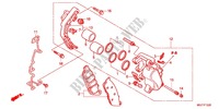 FRONT BRAKE CALIPER для Honda VT 400 S 2J 2012
