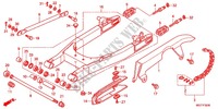 SWINGARM   CHAIN CASE для Honda VT 400 S 2J 2012