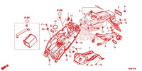 REAR FENDER для Honda MSX GROM 125 2015