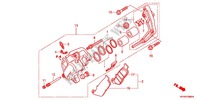 FRONT BRAKE CALIPER для Honda VTR 250 2013