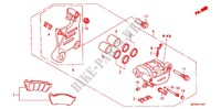 REAR BRAKE CALIPER ('05 '08) для Honda VTX 1800 F Specification 1 2008
