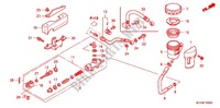 REAR BRAKE MASTER CYLINDER для Honda VTX 1800 F Specification 1 2008