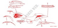 STICKERS для Honda VTX 1800 F Specification 1 2008